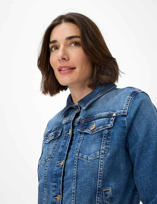 BRAX - Miami - Blouson de jeans extensible - Regular Used Blue