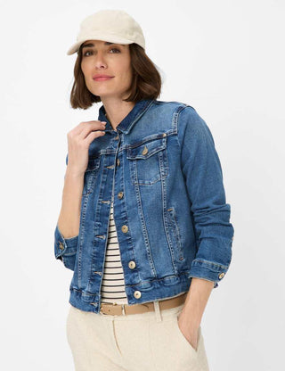 BRAX - Miami - Blouson de jeans extensible - Regular Used Blue