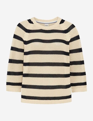 BRAX - Nala - Striped Cotton Knit Sweater