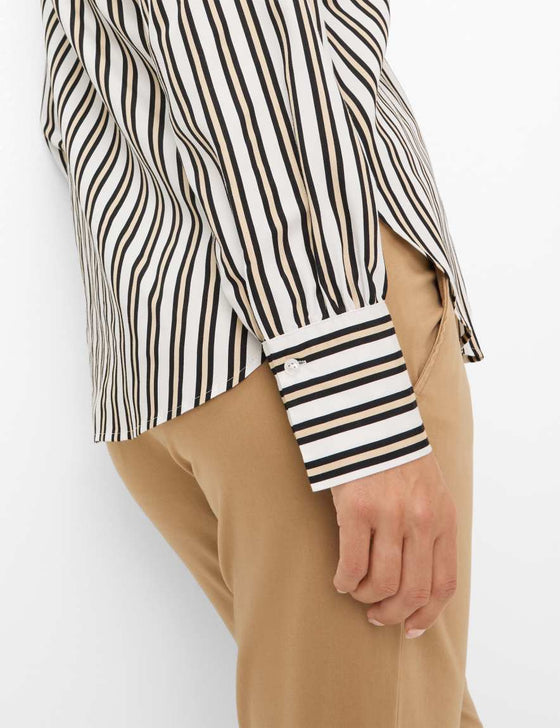 BRAX - Vic - Blouse de viscose à rayures