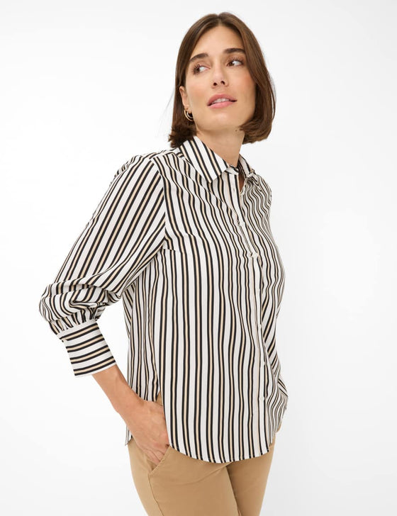 BRAX - Vic - Blouse de viscose à rayures