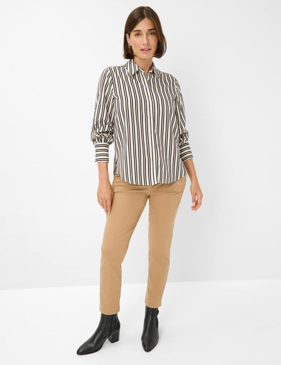 BRAX - Vic - Blouse de viscose à rayures