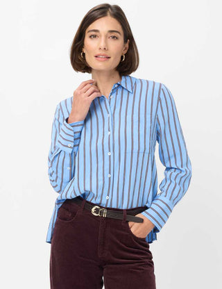 BRAX - Vica - Striped viscose blouse