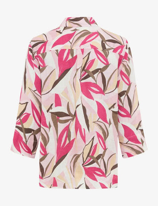 BRAX - Vicki - Blouse de lin florale