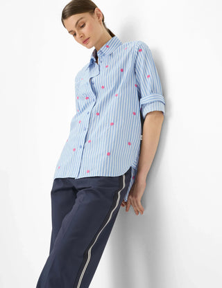 BRAX - Vicki - Striped cotton blouse