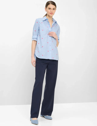 BRAX - Vicki - Striped cotton blouse