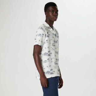 Bugatchi - Chemise à manches courtes Jackson Retro Coastal - LE CAPITAINE D'A BORD