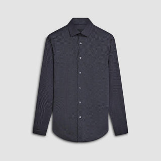 Bugatchi - James - Chemise manches longues lozanges OoohCotton® - LE CAPITAINE D'A BORD