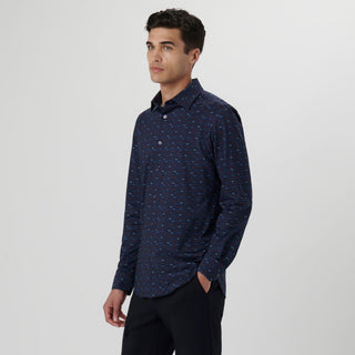 Bugatchi - James - Chemise manches longues voitures OoohCotton® - LE CAPITAINE D'A BORD