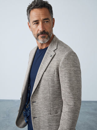 Digel - Edward- Modern Fit - Veston Jersey de Laine