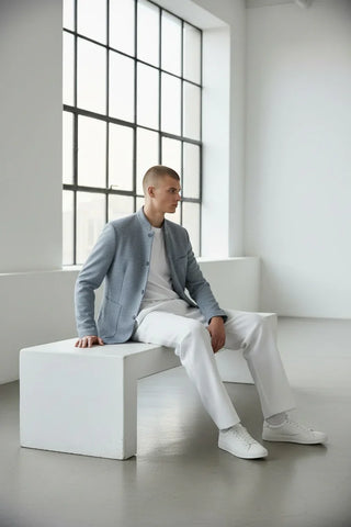 Digel - Elon - Veston Jersey de Coton Modern Fit