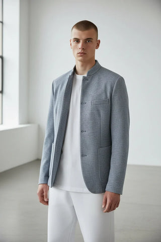 Digel - Elon - Veston Jersey de Coton Modern Fit