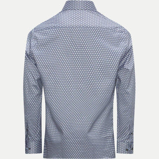 ETERNA 1863 - Chemise manches longues à motifs Modern Fit - LE CAPITAINE D'A BORD