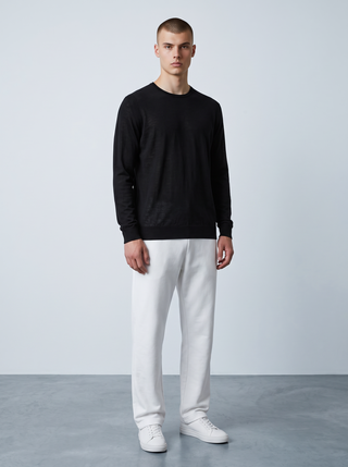 John Varvatos - Lex - Viscose and Linen Crew Neck Sweater