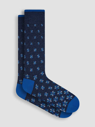 Bugatchi - Mercerized Cotton Floral Socks