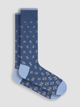 Bugatchi - Mercerized Cotton Floral Socks