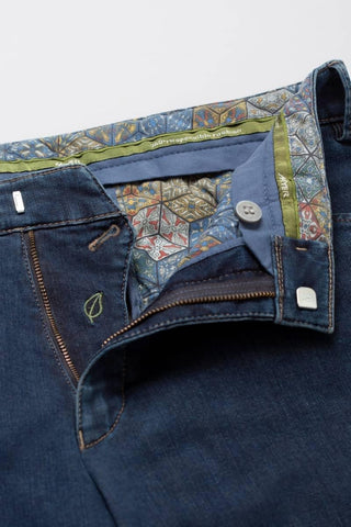 Meyer - Jeans Chicago 4547 - Indigo-Tan/45 - LE CAPITAINE D'A BORD