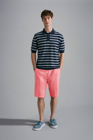 Paul & Shark - Bermudas 100% lin - LE CAPITAINE D'A BORD