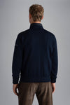 Paul & Shark - Cardigan zip de laine avec nylon aux épaules - LE CAPITAINE D'A BORD