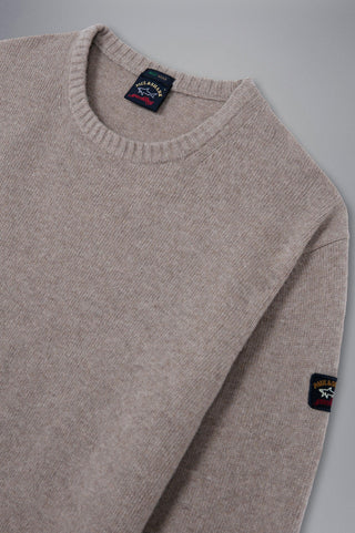 Paul & Shark - Chandail col rond de laine Shetland Eco-Wool - LE CAPITAINE D'A BORD