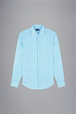 Paul & Shark - Chemise de lin manches longues à rayures - LE CAPITAINE D'A BORD
