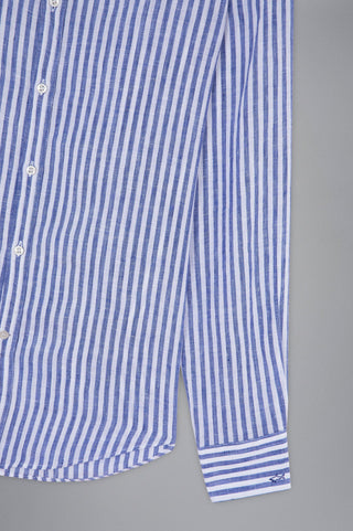 Paul & Shark - Chemise de lin manches longues à rayures - LE CAPITAINE D'A BORD