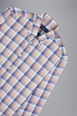 Paul & Shark - Chemise manches longues à carreaux de micro-tencel - LE CAPITAINE D'A BORD