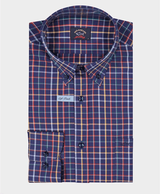 Paul & Shark - Chemise manches longues coton poplin Soft Touch - LE CAPITAINE D'A BORD