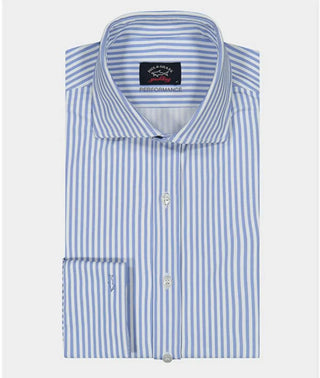 Paul & Shark - Chemise manches longues rayée Performance - J Fit - LE CAPITAINE D'A BORD