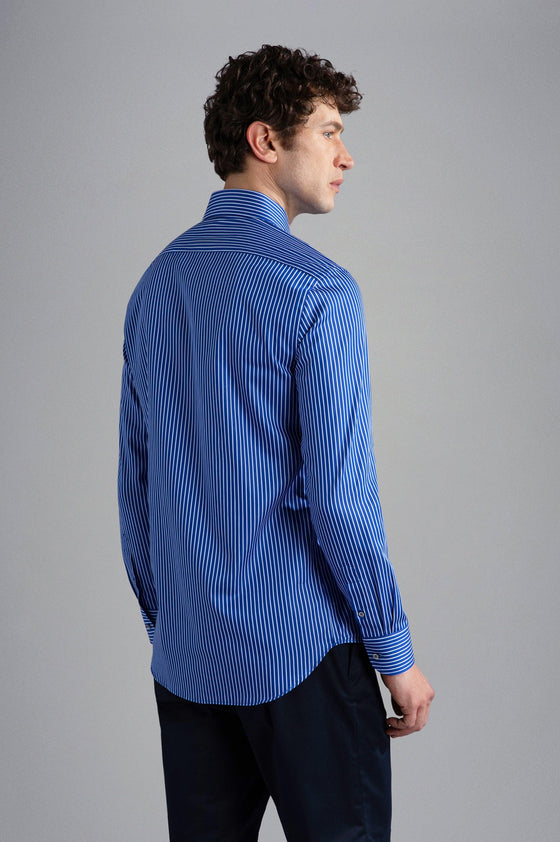 Paul & Shark - Chemise manches longues rayée Silver Collection - LE CAPITAINE D'A BORD