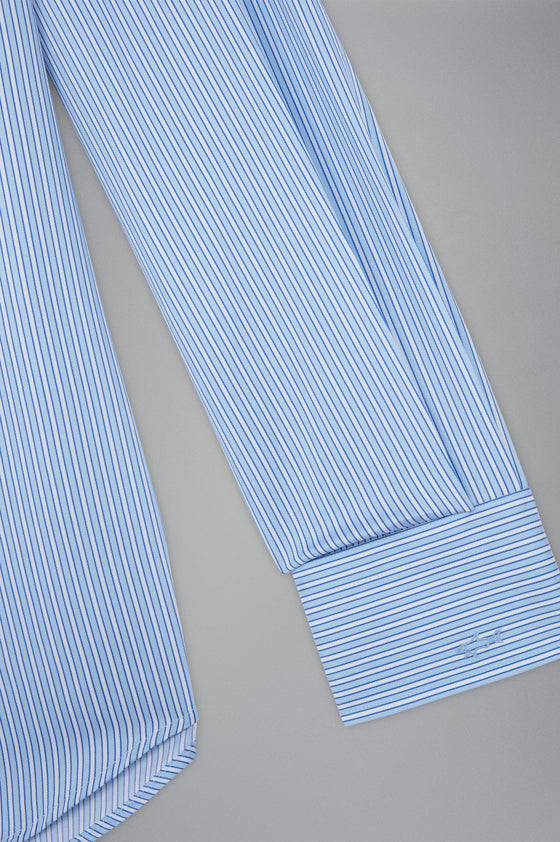 Paul & Shark - Chemise manches longues rayée Silver Collection - LE CAPITAINE D'A BORD