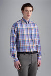 Paul & Shark - Chemise manches longues twill de coton à carreaux - LE CAPITAINE D'A BORD