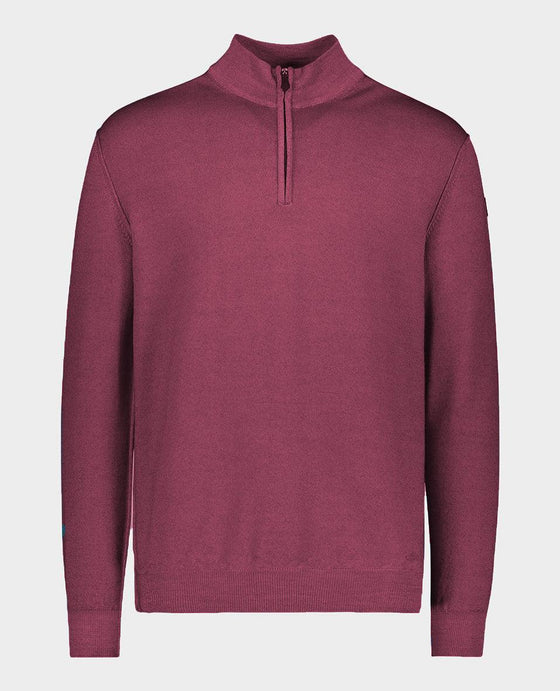 Paul & Shark - Col zip de laine mérinos effet délavé - LE CAPITAINE D'A BORD