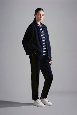 Paul & Shark Ladies - Cardigan à capuchon de coton extensible pour femme - LE CAPITAINE D'A BORD