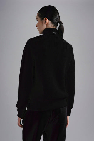 Paul & Shark Ladies - Cardigan de laine avec devant matelassé pour femme - LE CAPITAINE D'A BORD