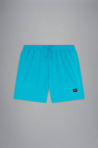 Paul & Shark - Maillot de bain seersucker avec badge - LE CAPITAINE D'A BORD