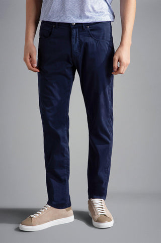 Paul & Shark - Pantalon 5 poches de soie et coton - LE CAPITAINE D'A BORD