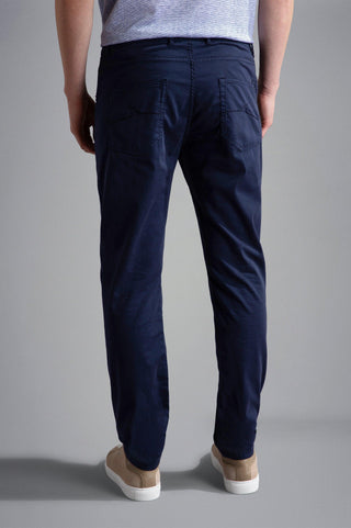 Paul & Shark - Pantalon 5 poches de soie et coton - LE CAPITAINE D'A BORD