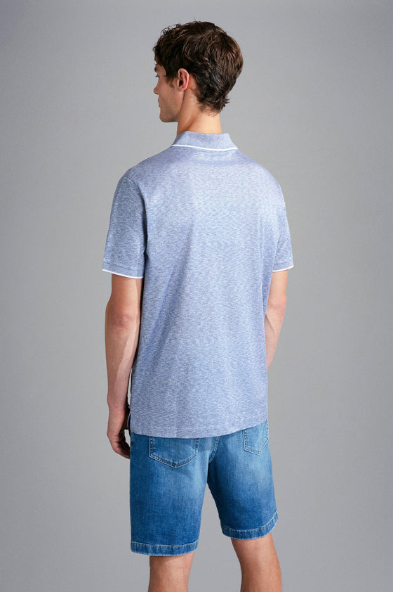 Paul & Shark - Polo manches courtes coton et soie - LE CAPITAINE D'A BORD