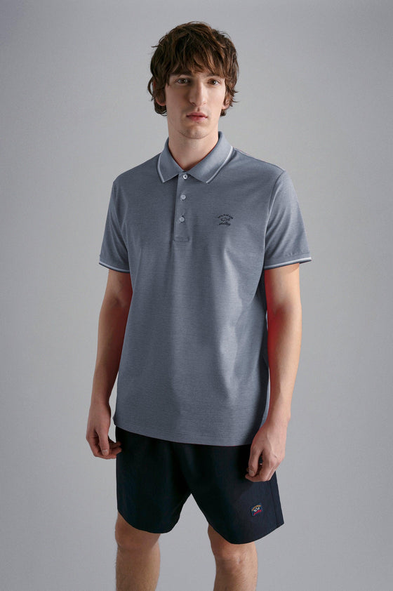 Paul & Shark - Polo manches courtes coton oxford - LE CAPITAINE D'A BORD