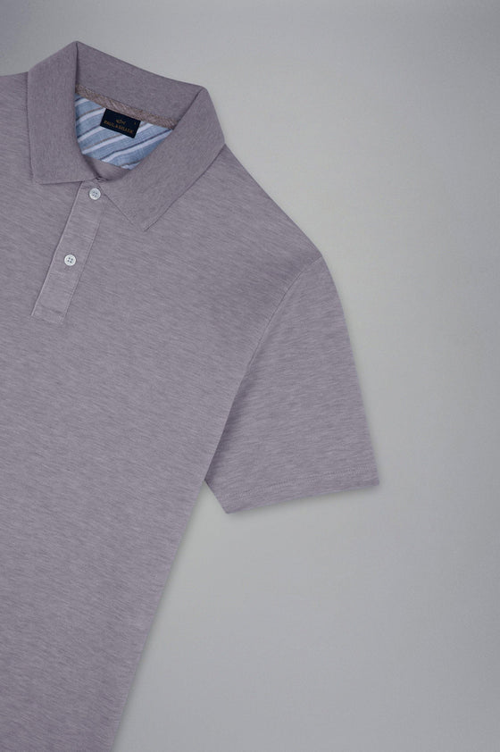 Paul & Shark - Polo manches courtes coton piqué détails lin - LE CAPITAINE D'A BORD