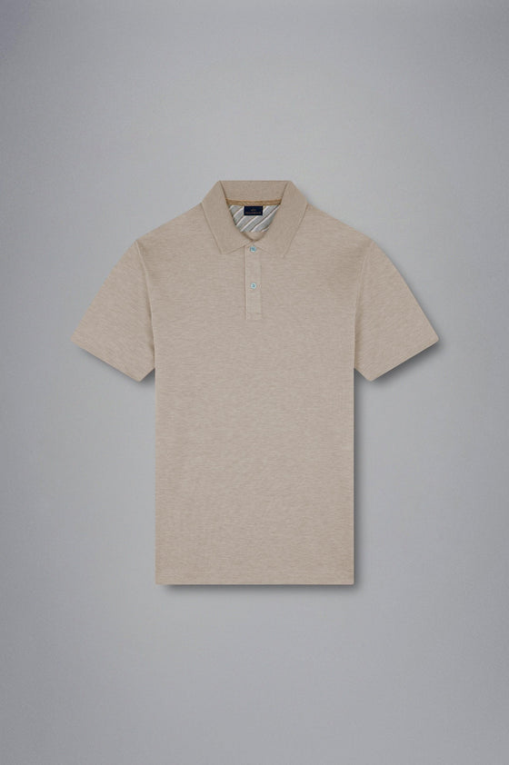 Paul & Shark - Polo manches courtes coton piqué détails lin - LE CAPITAINE D'A BORD