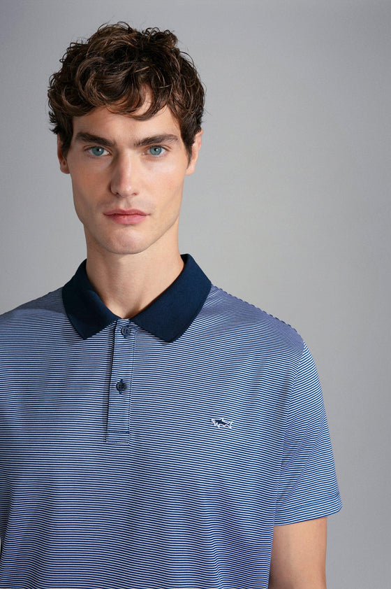 Paul & Shark - Polo rayé manches courtes coton jersey - LE CAPITAINE D'A BORD