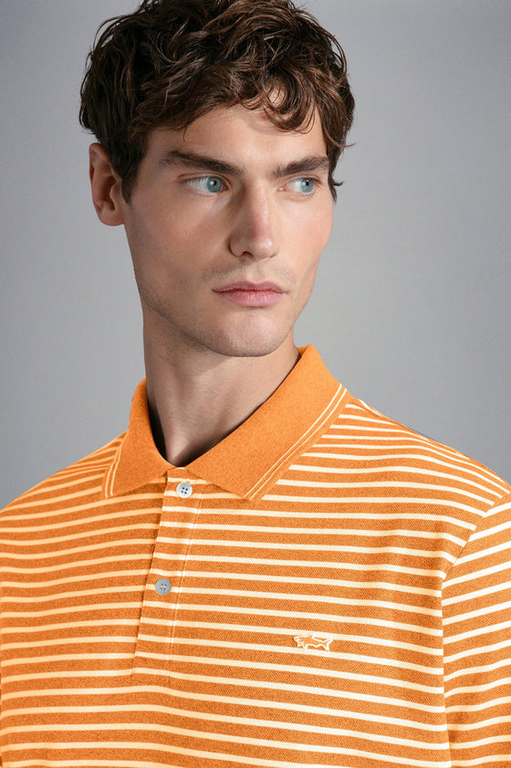 Paul & Shark - Polo rayé manches courtes coton piqué - LE CAPITAINE D'A BORD