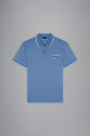 Paul & Shark - Polo uni manches courtes coton piqué avec bordures contrastées - LE CAPITAINE D'A BORD