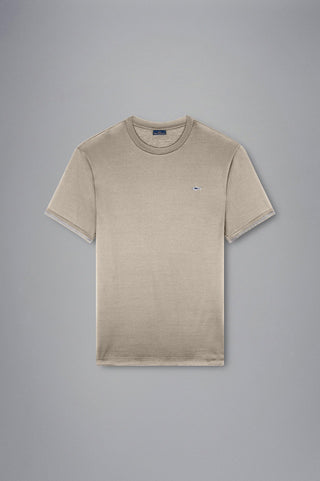 Paul & Shark - T-shirt manches courtes de coton avec badge requin - LE CAPITAINE D'A BORD