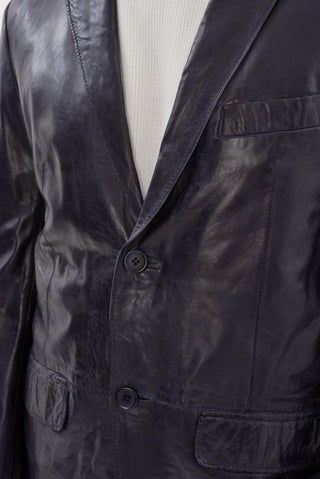 Regency - JOSHUA-N - Leather Blazer - LE CAPITAINE D'A BORD