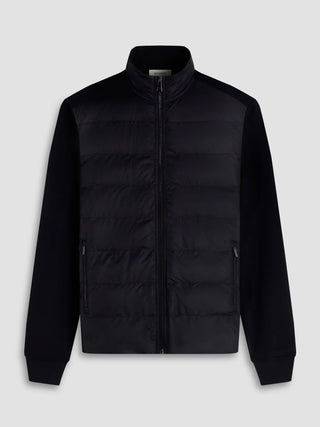 Bugatchi - Soft Touch Quilted Zip Cardigan