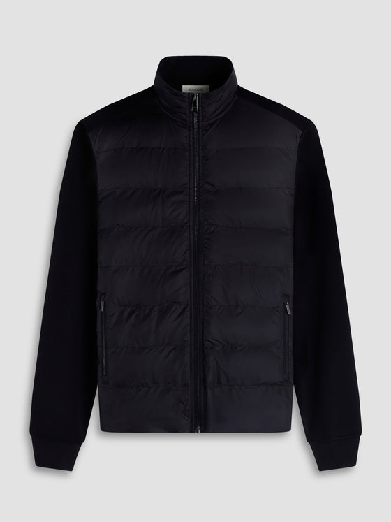 Bugatchi - Cardigan zip matelassé Soft Touch