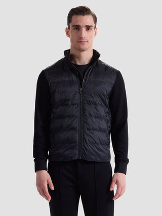 Bugatchi - Soft Touch Quilted Zip Cardigan